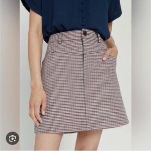 Frank & Oak women's houndstooth mini skirt size M